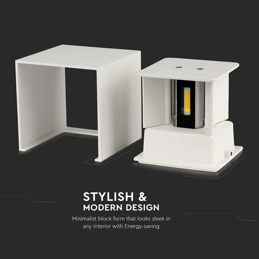 Вуличний настінний LED світильник LED/11W/230V 4000K IP65 білий