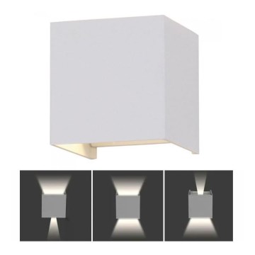 Вуличний настінний LED світильник LED/5W/230V 3000K IP65 білий