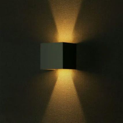 Вуличний настінний LED світильник LED/5W/230V 4000K IP65 сірий