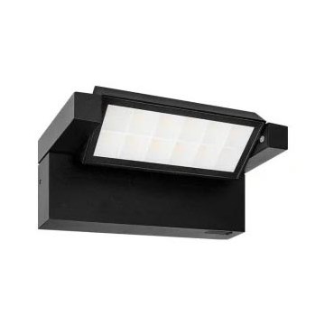 Вуличний настінний LED‑світильник LED/20W/230V 3000/4000/6500K IP54 чорний