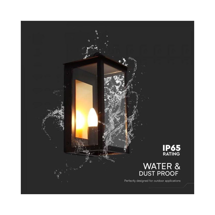 Вуличний настінний світильник 1xE14/30W/230V IP65