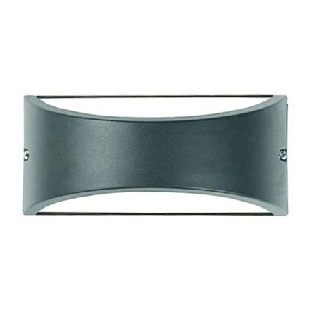 Вуличний настінний світильник 1xE27/10W/230V IP54 сірий