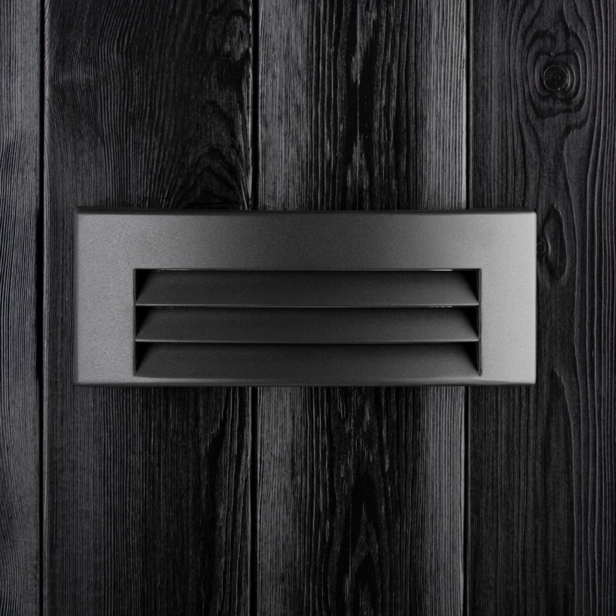 Вуличний настінний світильник 1xE27/14W/230V IP54 чорний