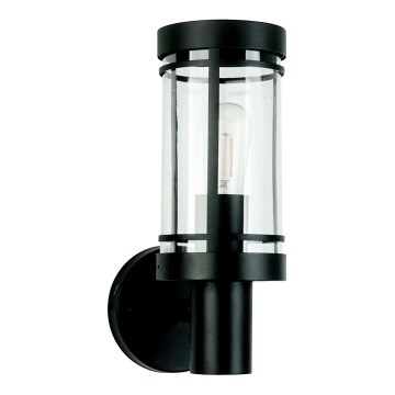 Вуличний настінний світильник 1xE27/15W/230V IP44 чорний