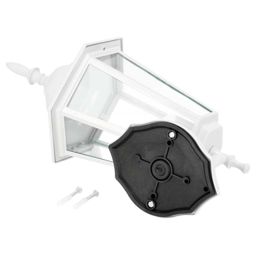 Вуличний настінний світильник 1xE27/60W/230V IP44 білий