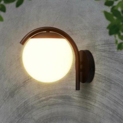 Вуличний настінний світильник 1xE27/60W/230V IP44 чорний