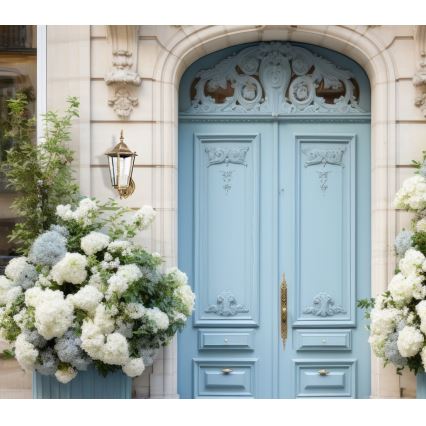 Вуличний настінний світильник 1xE27/60W/230V IP44 золотий