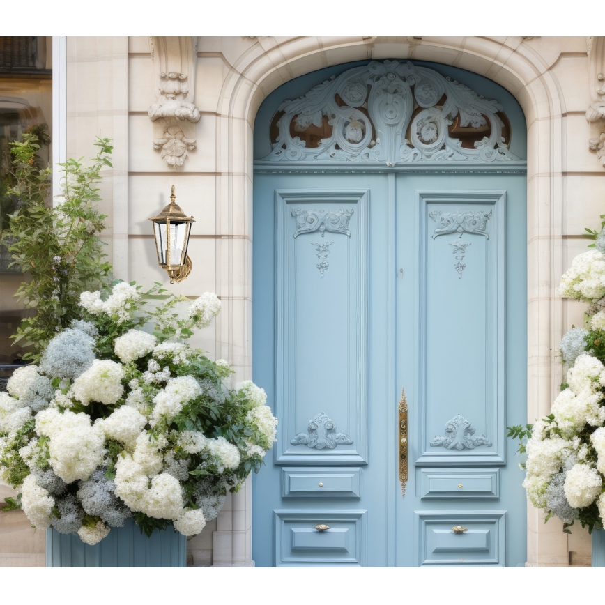 Вуличний настінний світильник 1xE27/60W/230V IP44 золотий