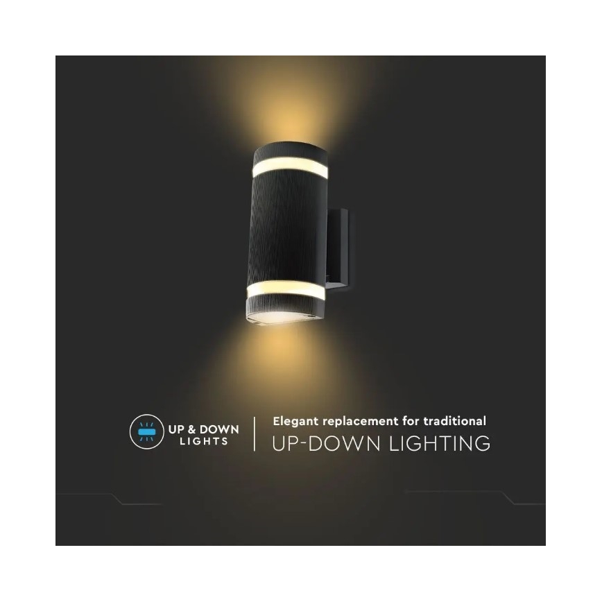 Вуличний настінний світильник 2xE27/60W/230V IP44