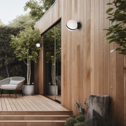 Вуличний настінний світильник CIRCULO 1xE27/40W/230V IP44