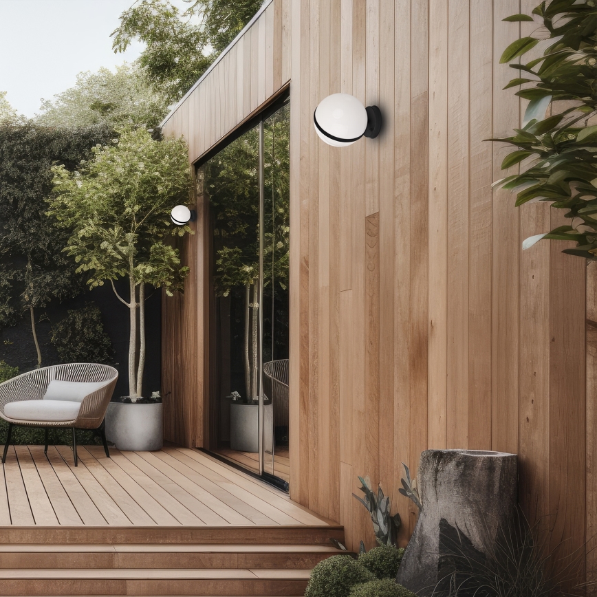 Вуличний настінний світильник CIRCULO 1xE27/40W/230V IP44