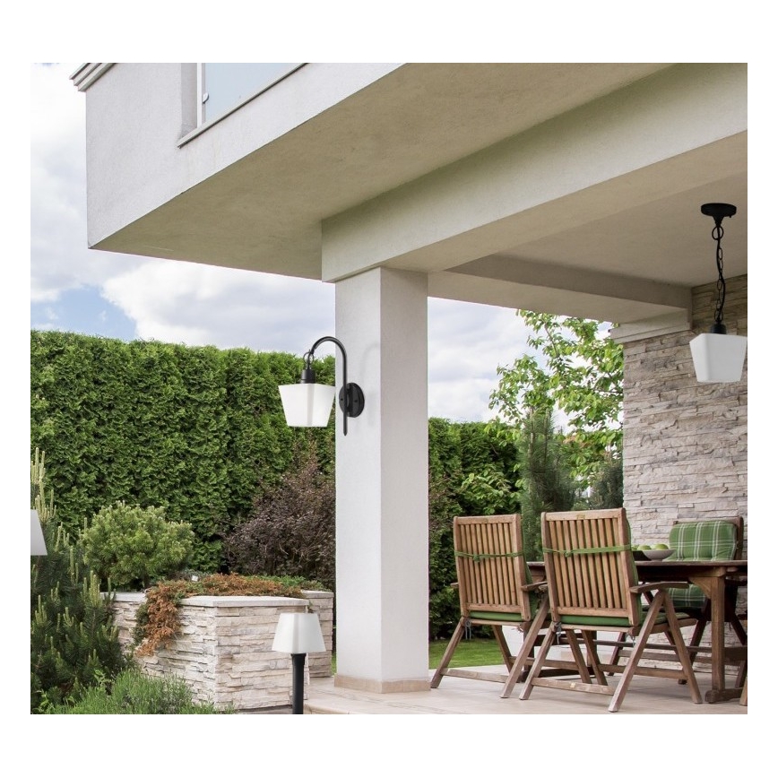 Вуличний настінний світильник GIZA 1xE27/10W/230V IP44