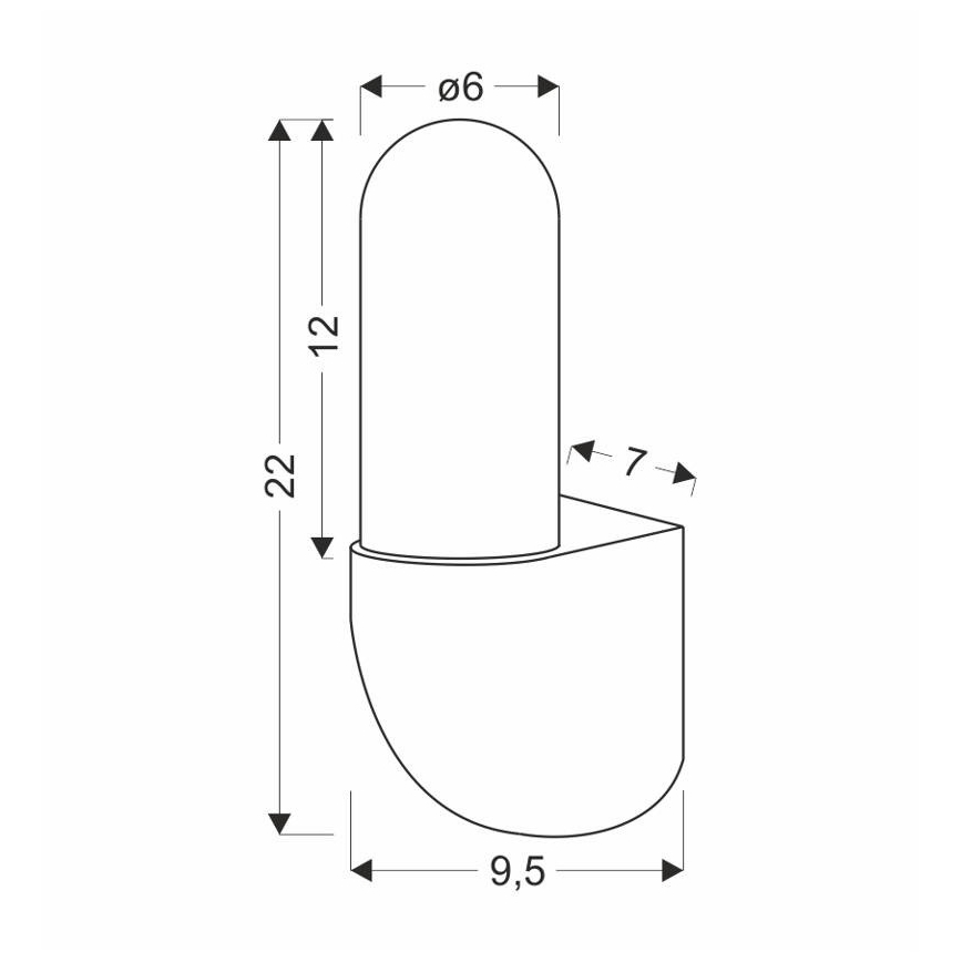 Вуличний настінний світильник GYNURA 1xGU10/35W/230V IP65 чорний