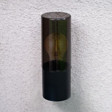 Вуличний настінний світильник HARLEM 1xE27/60W/230V IP44 чорний