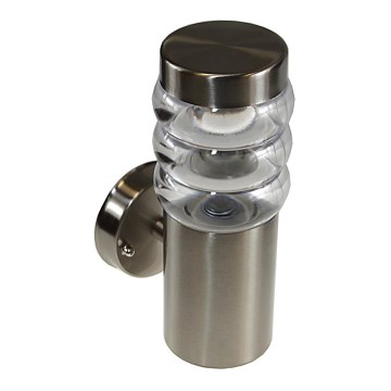 Вуличний настінний світильник LULA BIS 1xE27/60W/230V IP44 нержавіюча сталь