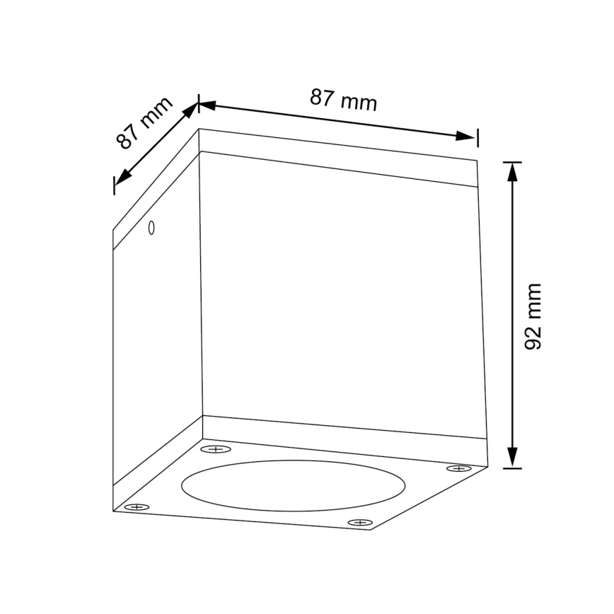 Вуличний настінний світильник MORRIS 1xGU10/35W/230V IP54