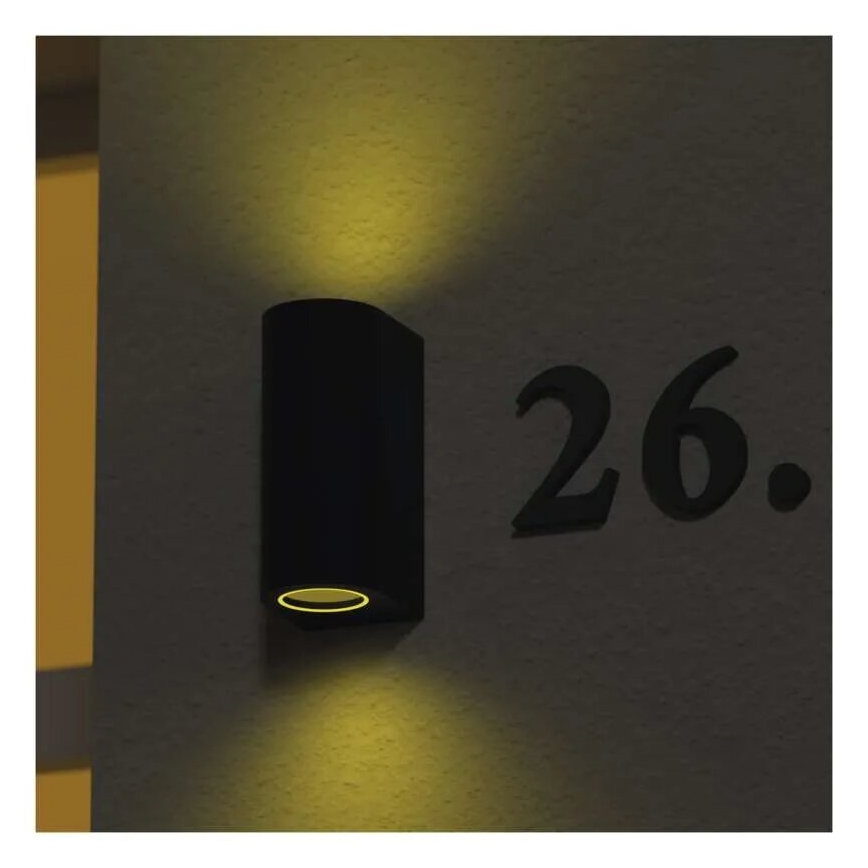 Вуличний настінний світильник OCULUS 2xGU10/7W/230V IP44