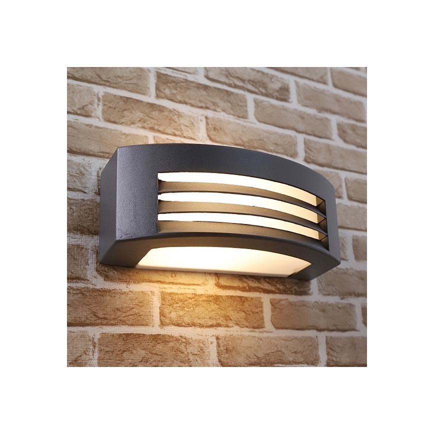 Вуличний настінний світильник OLIANA 1xE27/60W/230V IP54 антрацит