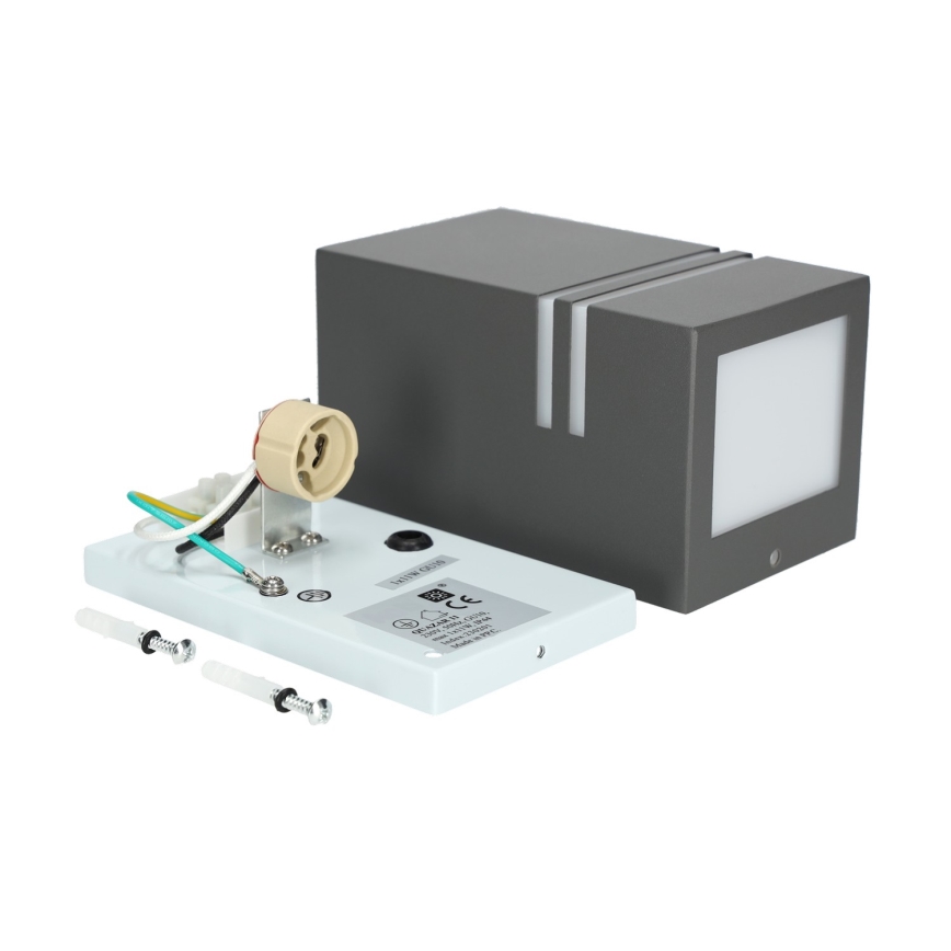 Вуличний настінний світильник QUAZAR 1xGU10/11W/230V IP44