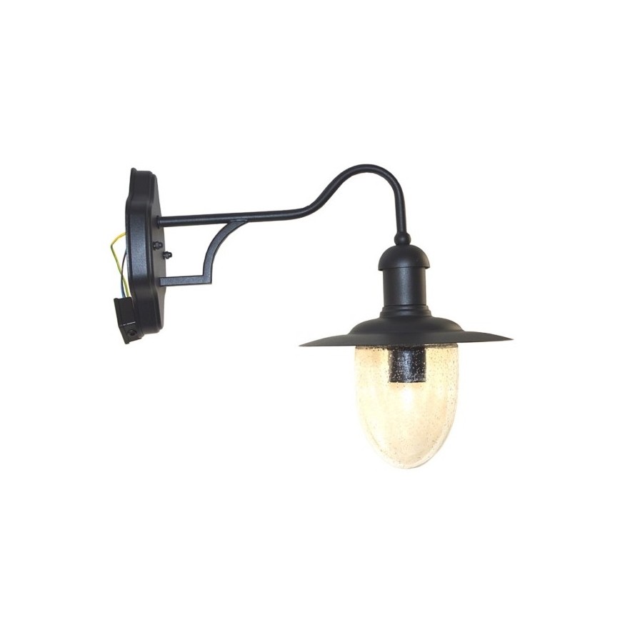 Вуличний настінний світильник TANGIA 1xE27/60W/230V IP44 чорний