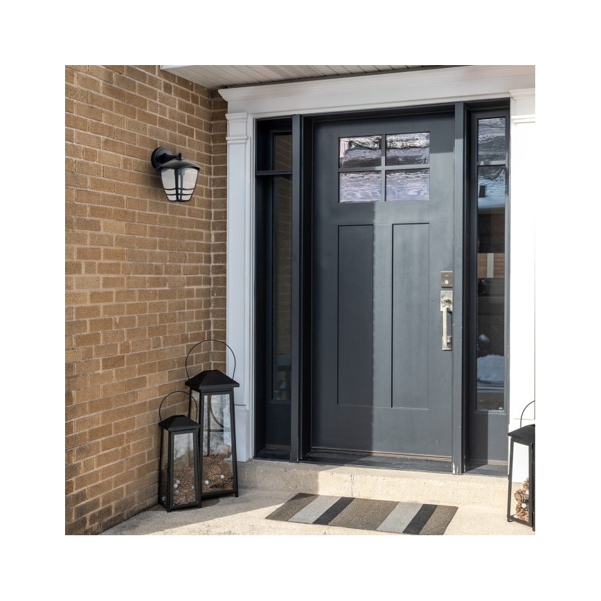 Вуличний настінний світильник TEVIO KD 1xE27/60W/230V IP54 чорний