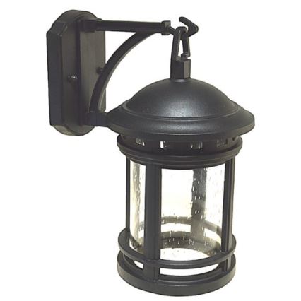 Вуличний настінний світильник ULAN 1xE27/60W/230V IP44 чорний