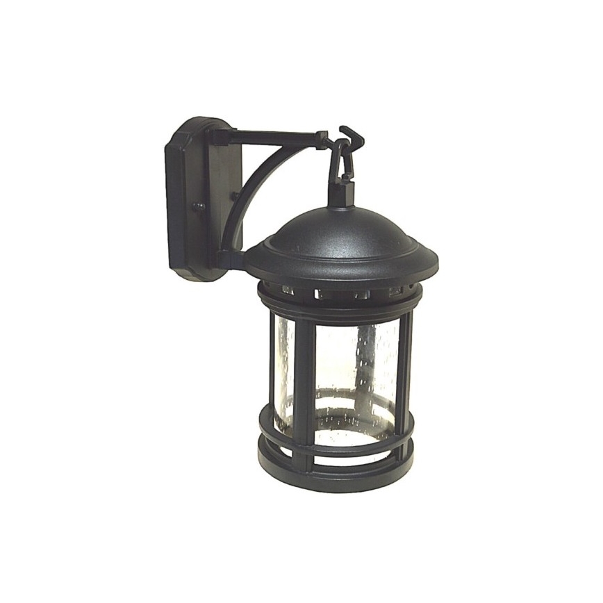 Вуличний настінний світильник ULAN 1xE27/60W/230V IP44 чорний