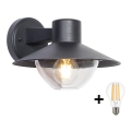 Вуличний настінний світильник VEERLE 1xE27/60W/230V IP44