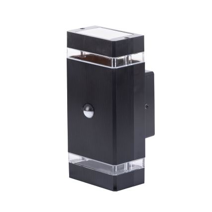 Вуличний настінний світильник з датчиком NIZZA 2xGU10/35W/230V IP65
