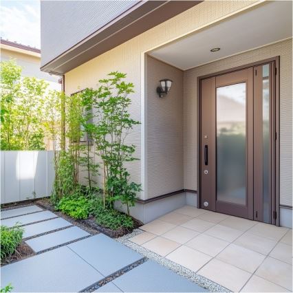 Вуличний настінний світильник з датчиком TEVIO 1xE27/60W/230V IP54 чорний