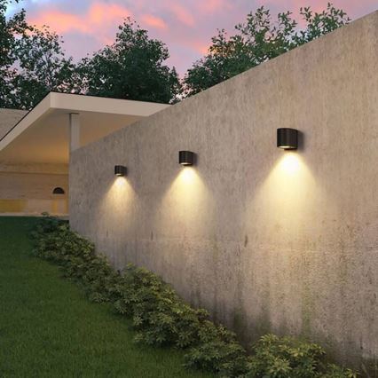 Вуличний настінний точковий світильник BOSTON 1xGU10/10W/230V IP44