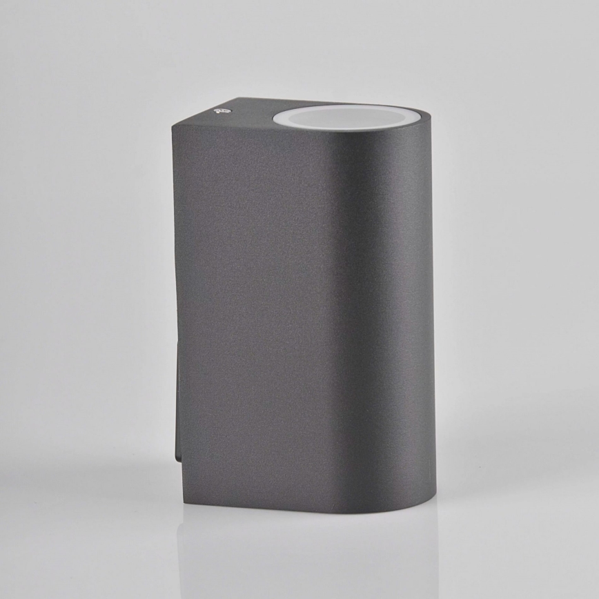 Вуличний настінний точковий світильник BOSTON 2xGU10/10W/230V IP44