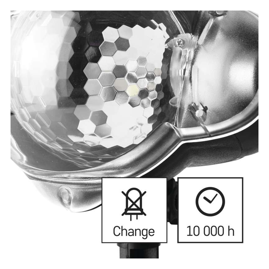 Вуличний різдвяний LED проектор LED/4W/230V IP44 білий