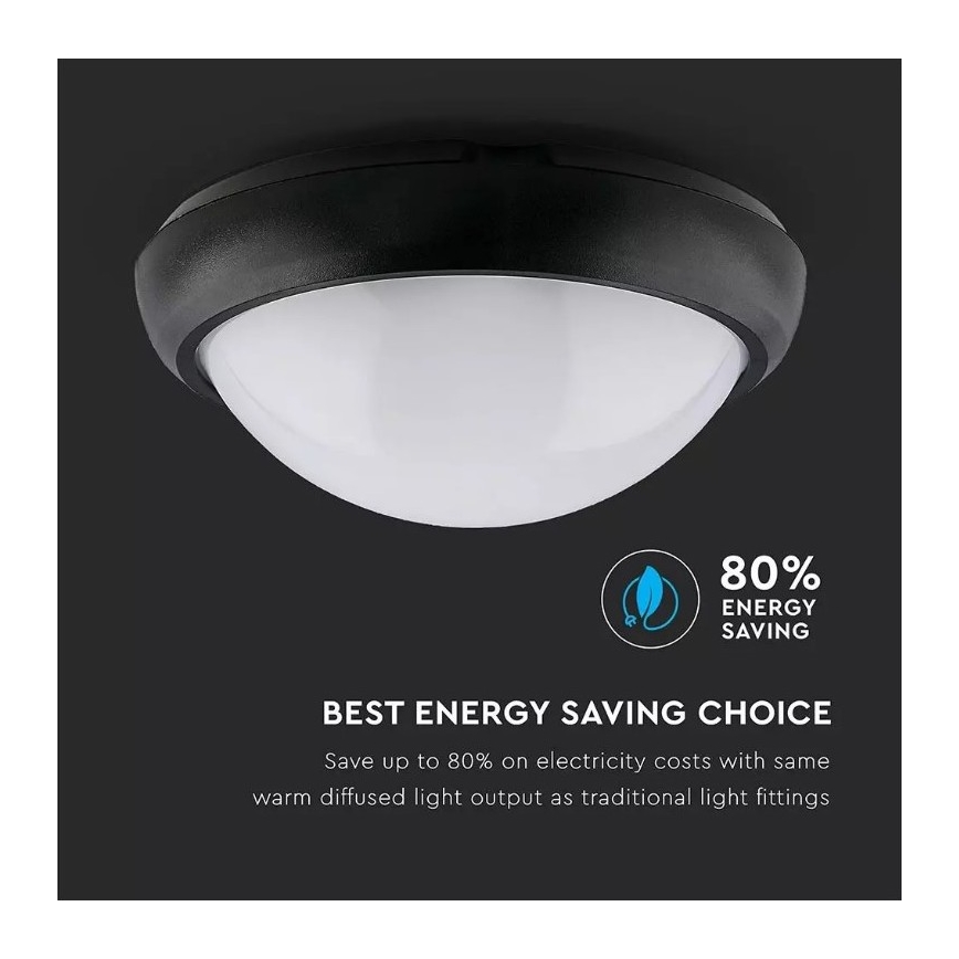 Вуличний стельовий LED світильник LED/12W/230V IP54