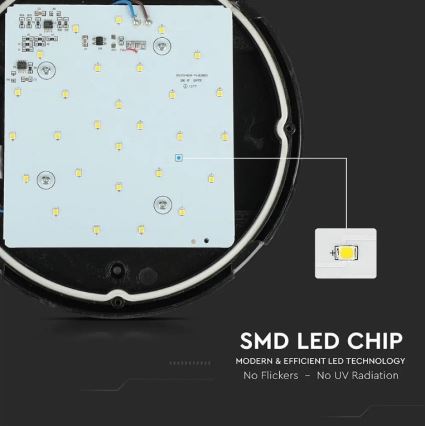 Вуличний стельовий LED світильник LED/12W/230V IP54