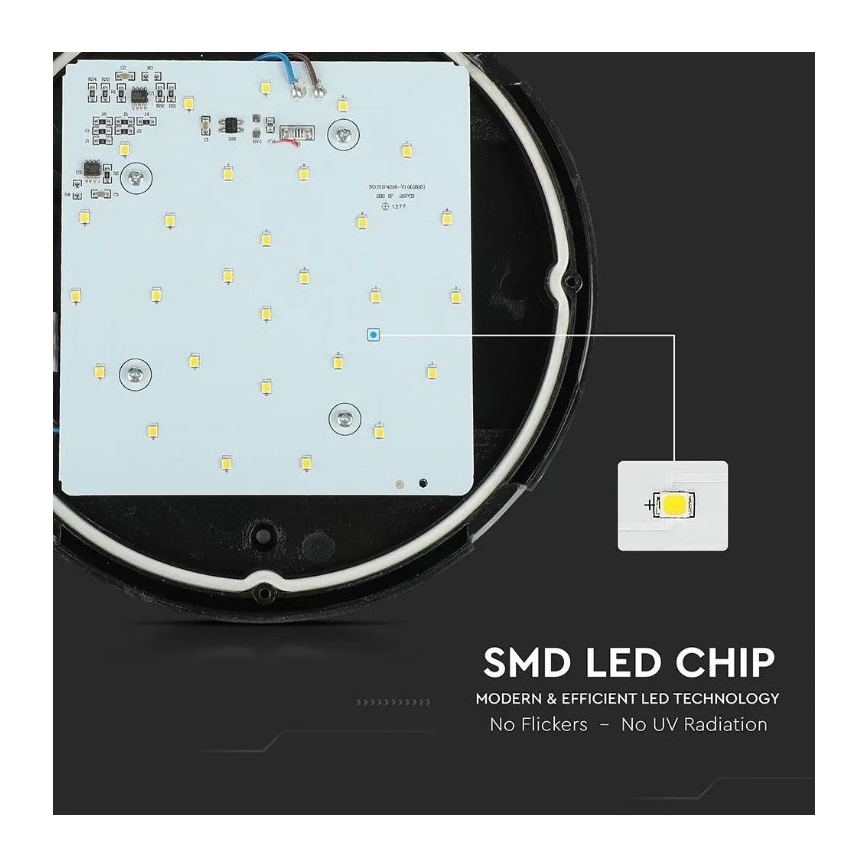 Вуличний стельовий LED світильник LED/12W/230V IP54