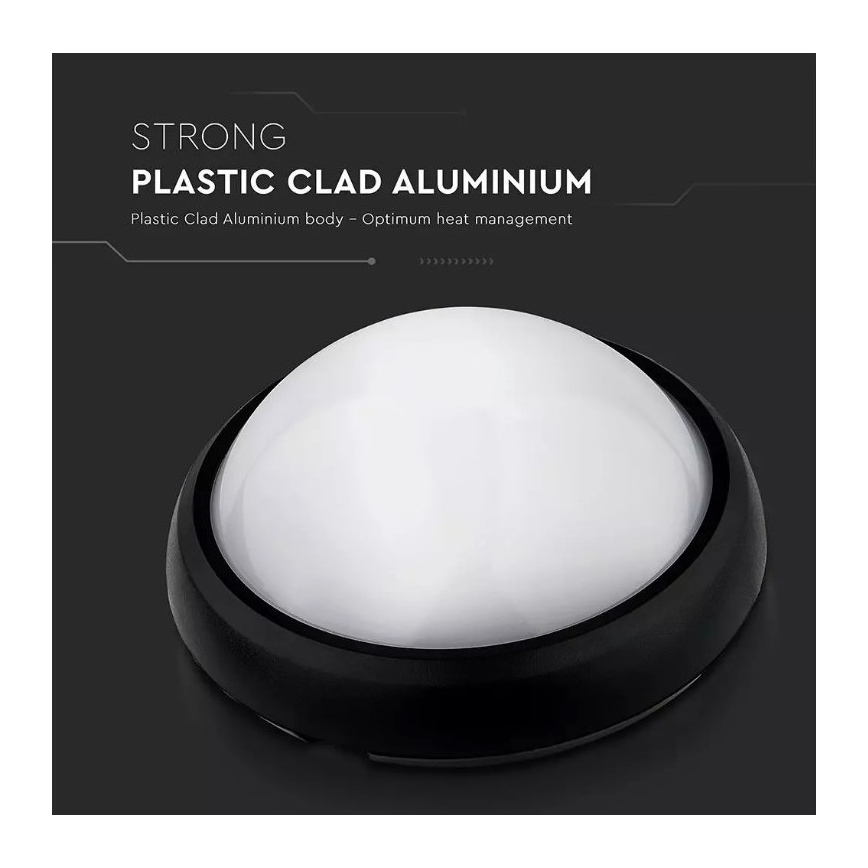 Вуличний стельовий LED світильник LED/12W/230V IP54