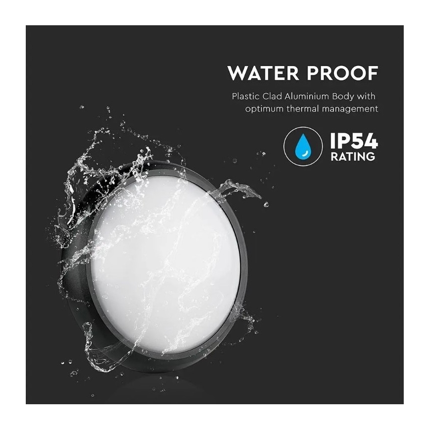 Вуличний стельовий LED світильник LED/12W/230V IP54