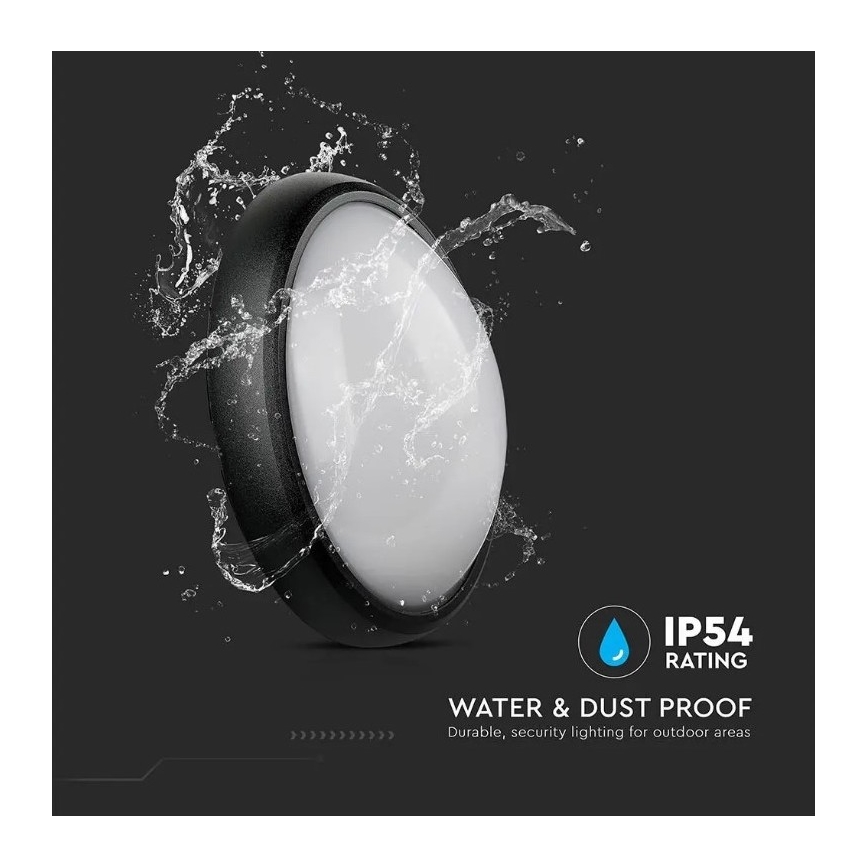 Вуличний стельовий LED світильник LED/12W/230V IP54