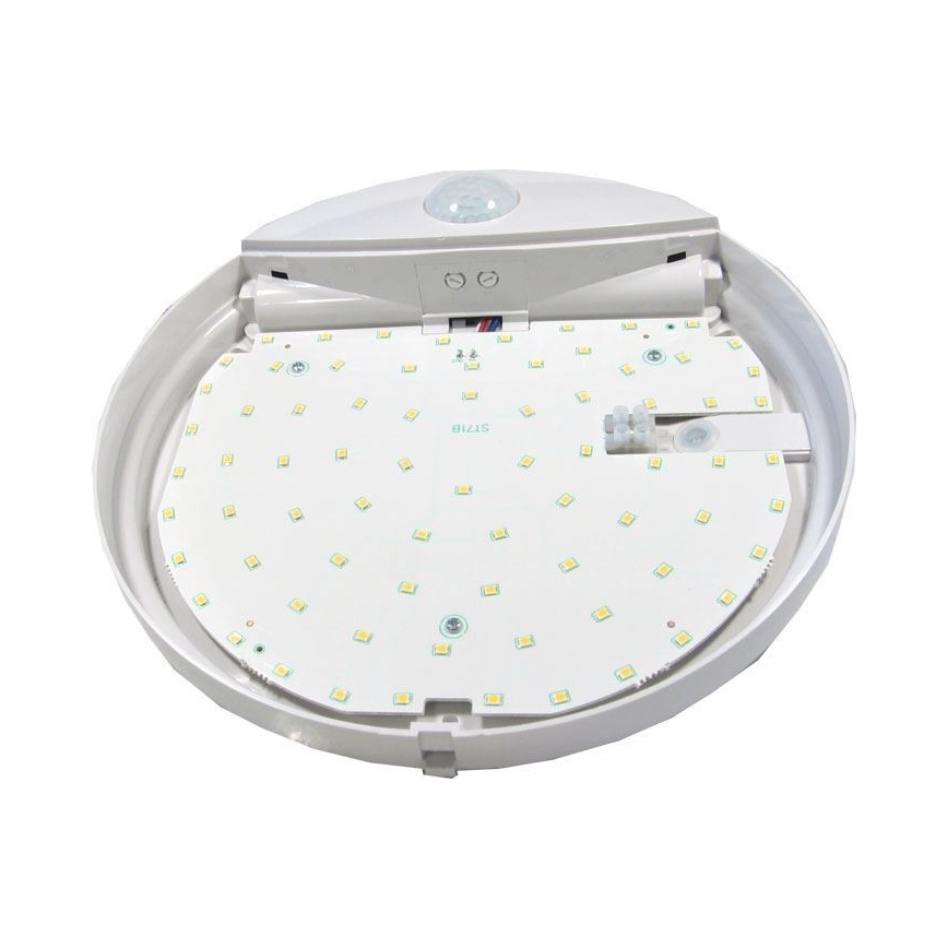 Вуличний стельовий LED світильник з датчиком LED/15W/230V IP44