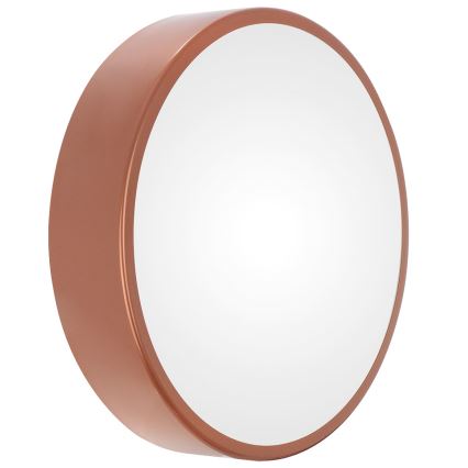 Вуличний стельовий світильник з датчиком CLEO 3xE27/24W/230V діаметр 40 см мідний IP54