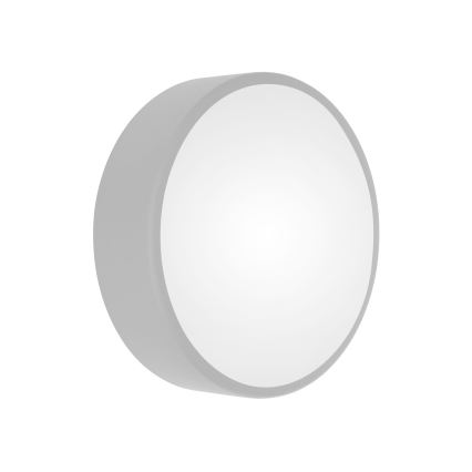 Вуличний стельовий світильник з датчиком CLEO 3xE27/24W/230V діаметр 40 см сірий IP54