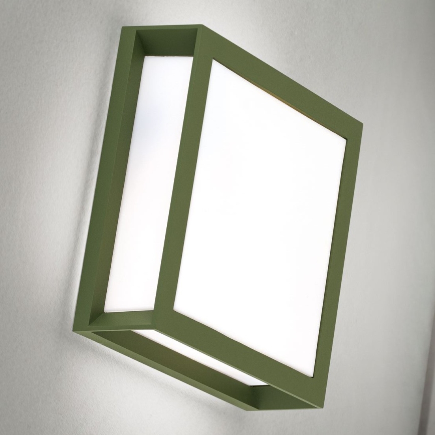 Vуличний світильник HENRY 2xE27/15W/230V IP44 зелений