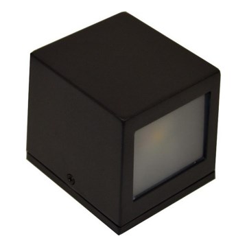 Вуличний світлодіодний настінний світильник 2xLED/5W/230V 4000K IP54 чорний