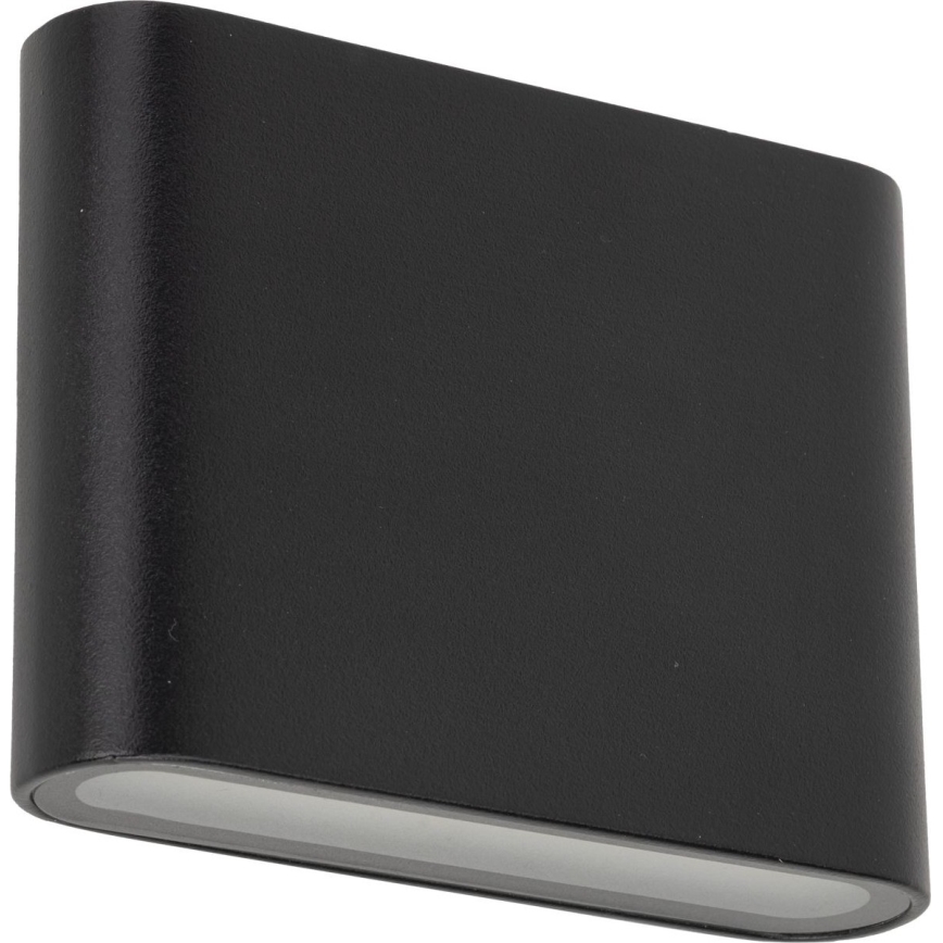 Вуличний світлодіодний настінний світильник ARWENA 2xLED/3W/230V IP54 чорний