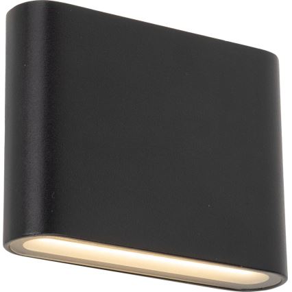 Вуличний світлодіодний настінний світильник ARWENA 2xLED/3W/230V IP54 чорний