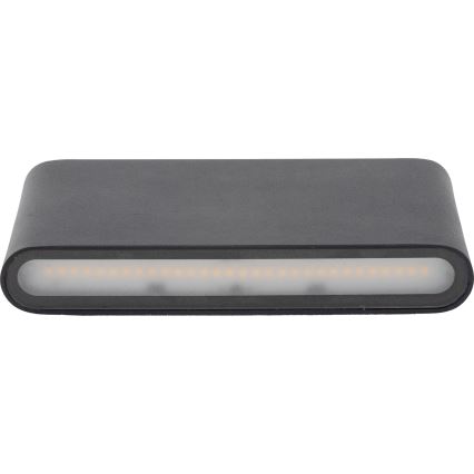 Вуличний світлодіодний настінний світильник ARWENA 2xLED/6W/230V IP54 чорний