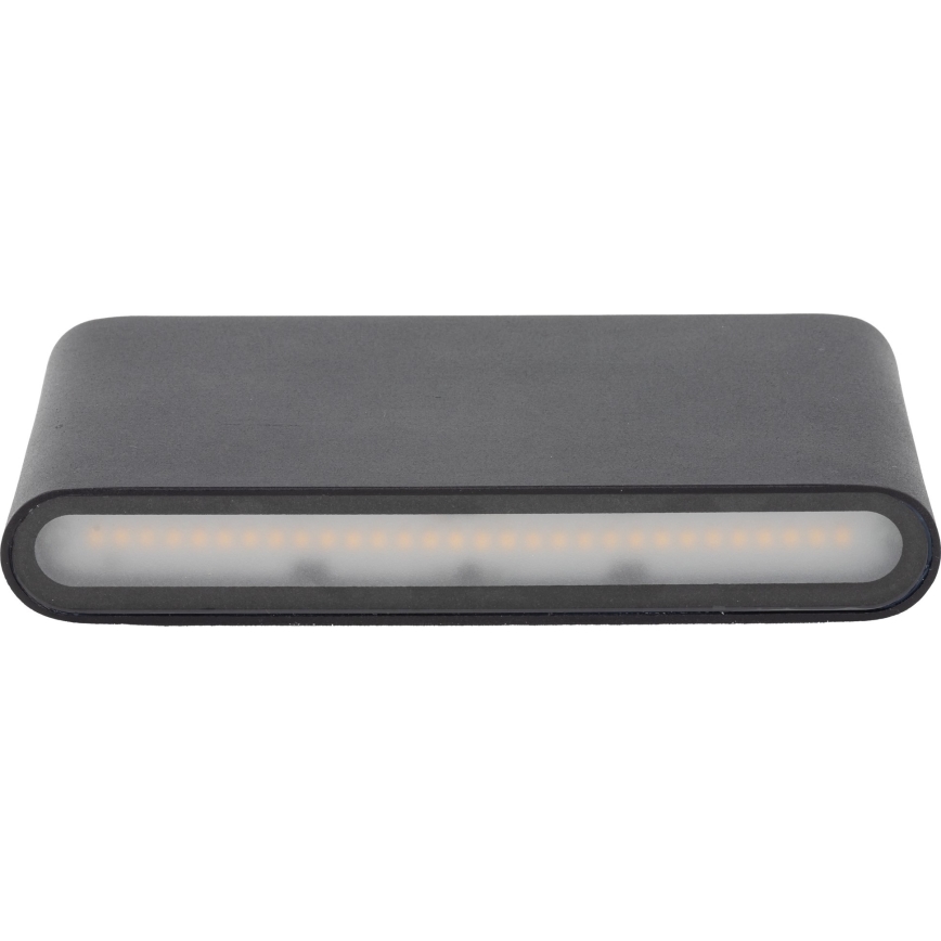 Вуличний світлодіодний настінний світильник ARWENA 2xLED/6W/230V IP54 чорний