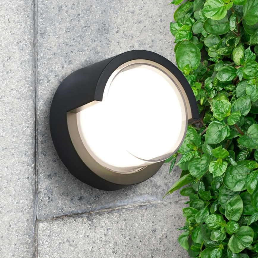 Вуличний світлодіодний настінний світильник ESSEN LED/10W/230V IP44 чорний