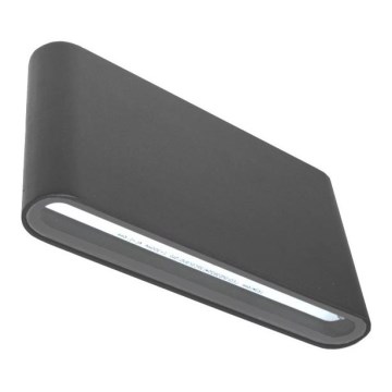 Вуличний світлодіодний настінний світильник FLOW 2xLED/6W/230V IP54 3000K антрацит